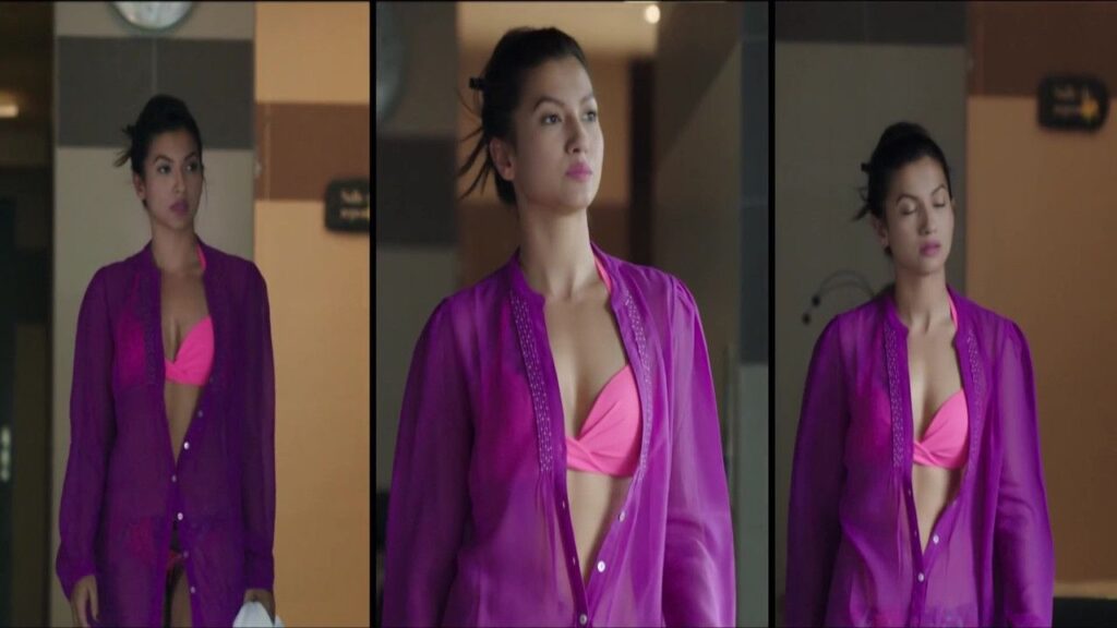 Gauahar Khan Hot Bikini Scenes